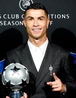 Cristiano Ronaldo Honored as All-Time Top Scorer at UEFA Champions League Gala