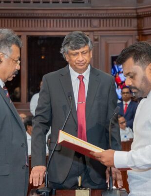 Anura Kumara Dissanayake Sworn in as Sri Lanka’s 9th Executive President