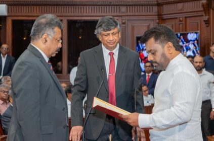 Anura Kumara Dissanayake Sworn in as Sri Lanka’s 9th Executive President