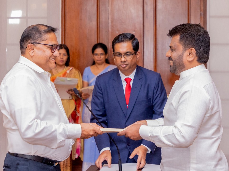 Vijitha Herath sworn in his portfolios