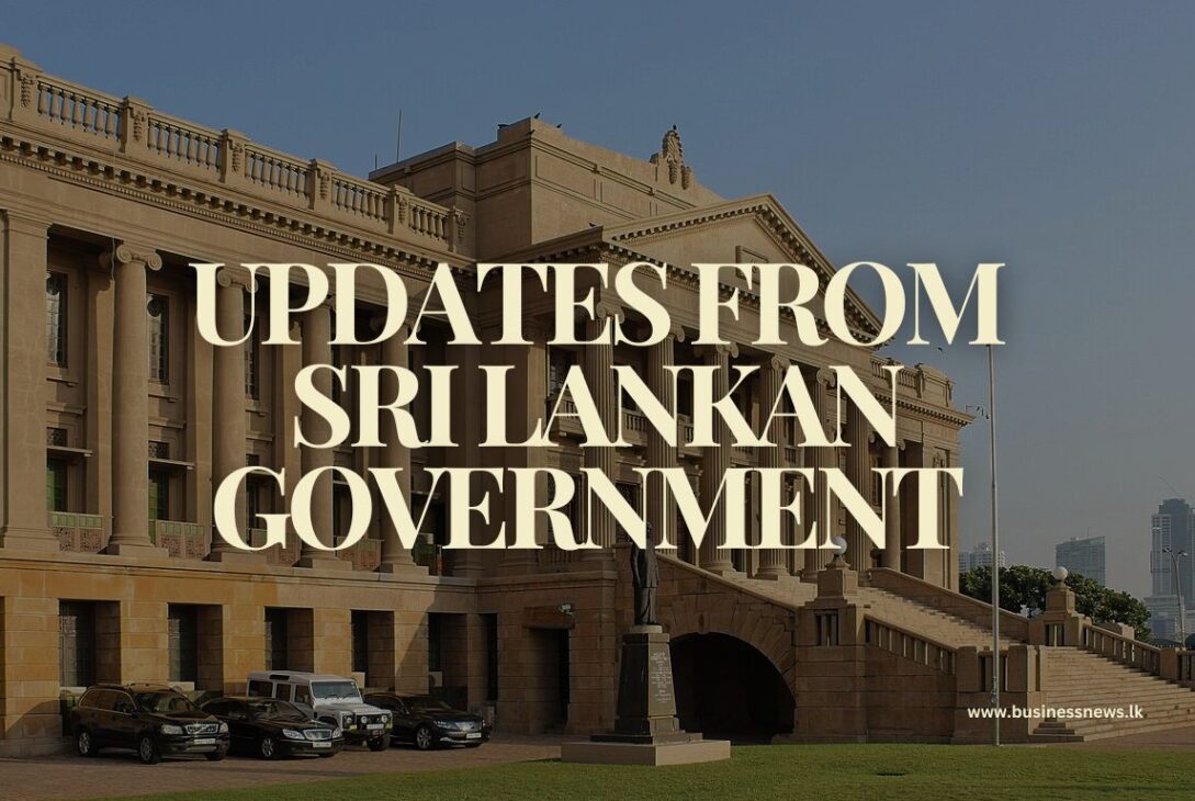 updates from Sri Lankan Government