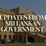 updates from Sri Lankan Government