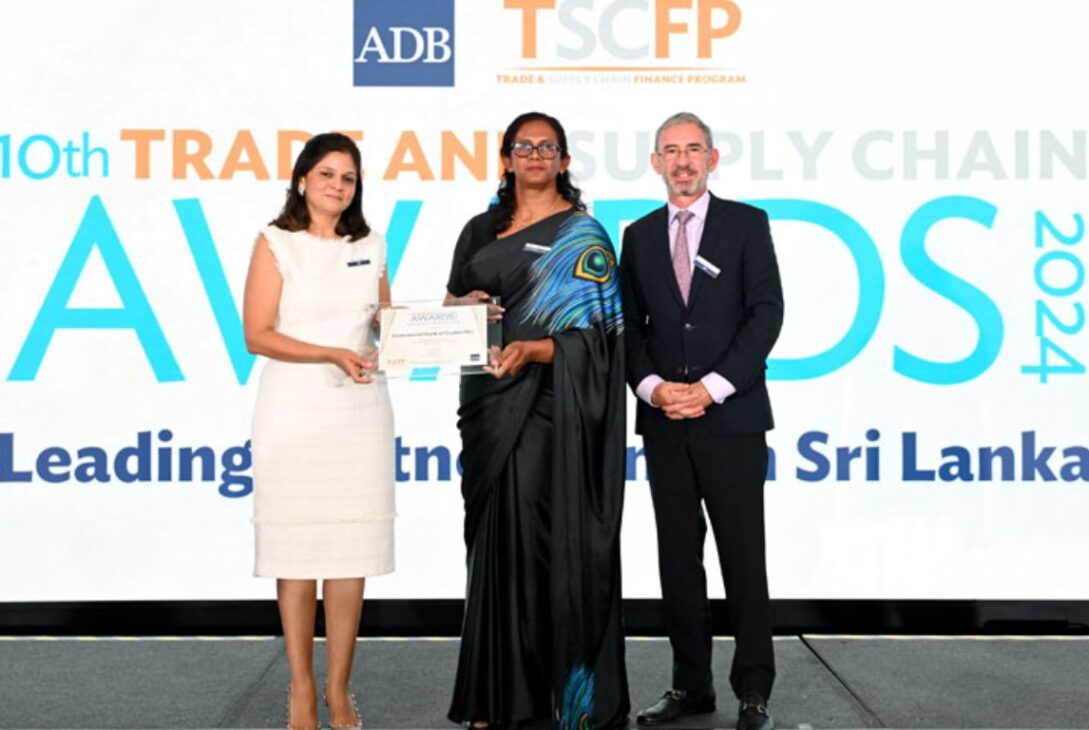 ComBank crowned ADB’s Leading Partner Bank in Sri Lanka for 4th year – BusinessNews.LK