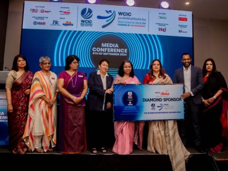 DFCC Aloka Diamond Sponsor and Official Banking Partner of WCIC Prathibhabhisheka Women Entrepreneur Awards 2024