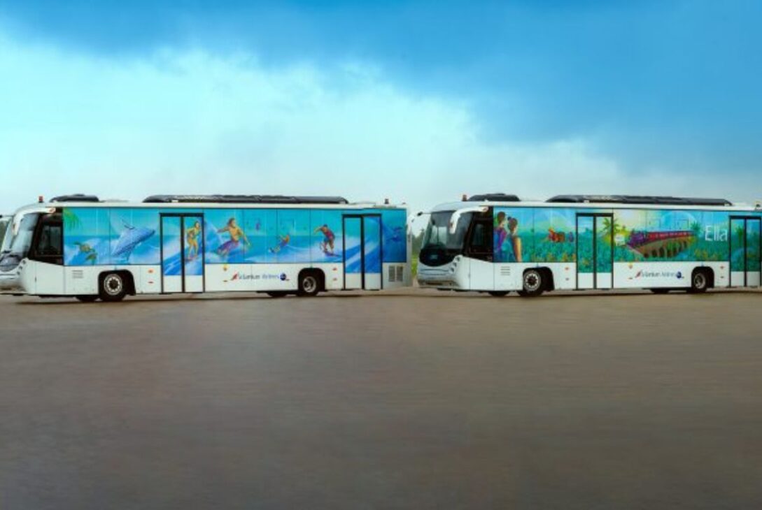 SriLankan Airlines Showcases Sri Lanka’s Spirit with New Apron Bus Wraps – BusinessNews.LK