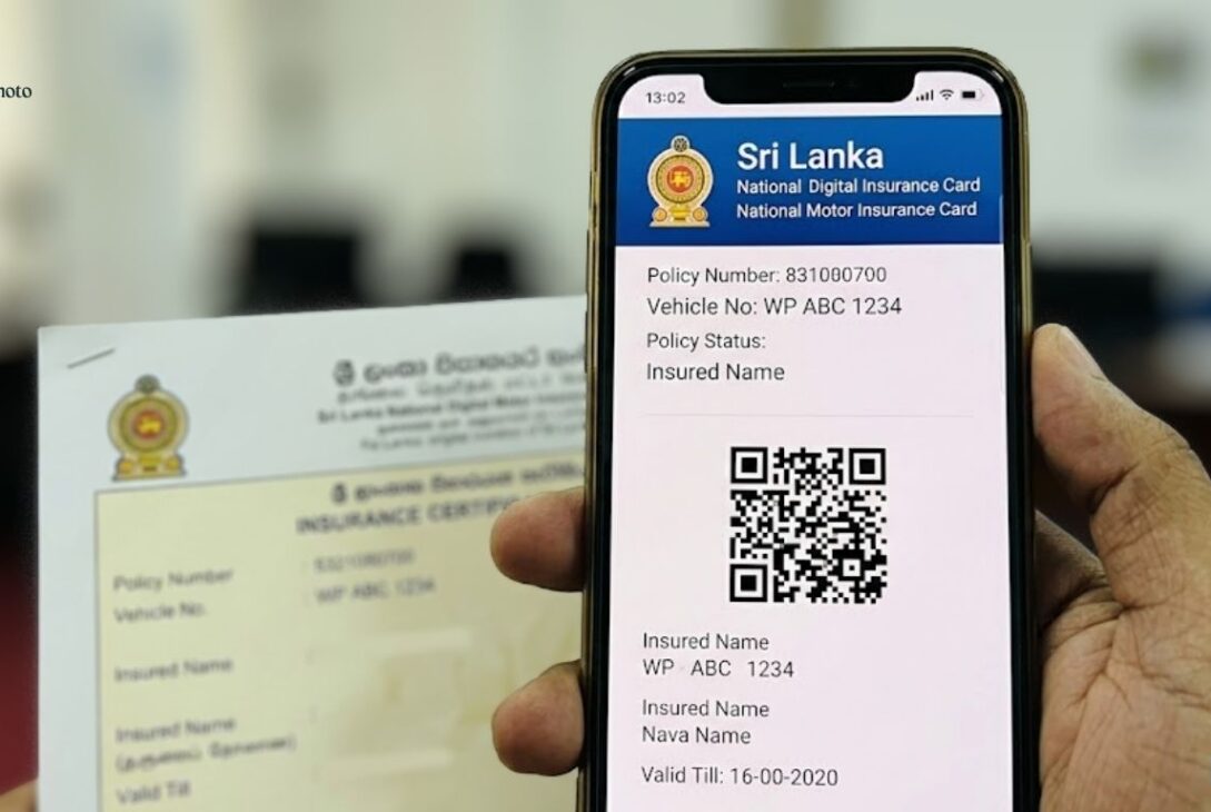 Insurance Card Driving Digital Motor Insurance Cards Now Active Nationwide - Business News LK ...