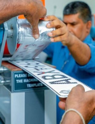 DMT Resumes Number Plate Printing