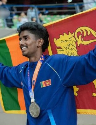 Ayomal Akalanka Breaks 26-Year National Record, Wins Asian U23 Silver