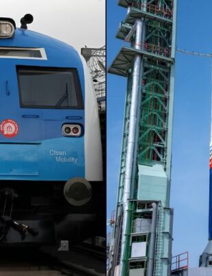 India Accelerates Technology Push with Hydrogen Train and Private Space Launch