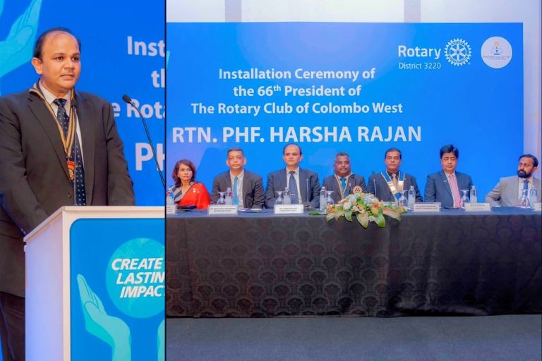 Harsha Rajan Assumes Office as Rotary Club President, Unveils Vision Care and Life-Saving Healthcare Initiatives