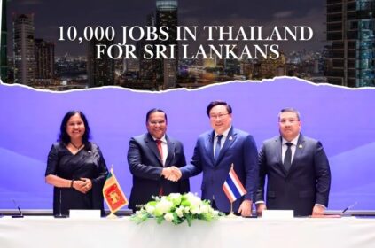 Thailand Sets Initial Target of 10,000 Sri Lankan Workers