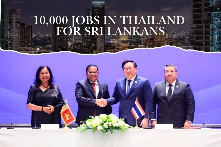 Thailand Sets Initial Target of 10,000 Sri Lankan Workers