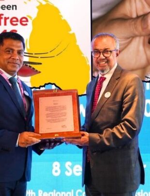 WHO Recognizes Sri Lanka for 10 Years of Malaria-Free Status and Tetanus Elimination