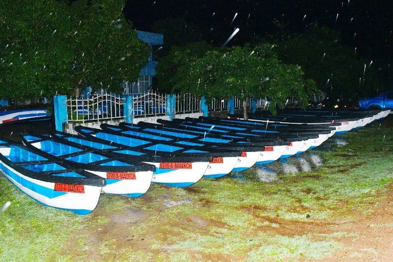 19 Fishermen Affected by Ditwah Receive Boats in Kilinochchi