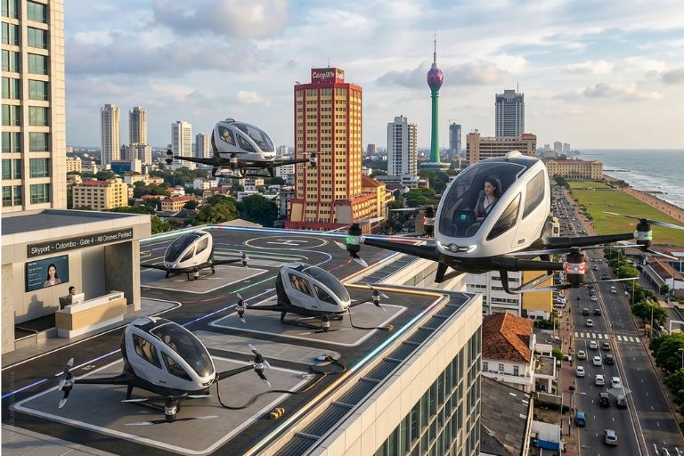 Sri Lanka’s Passenger Drone Flight Operations Expected to Start by October